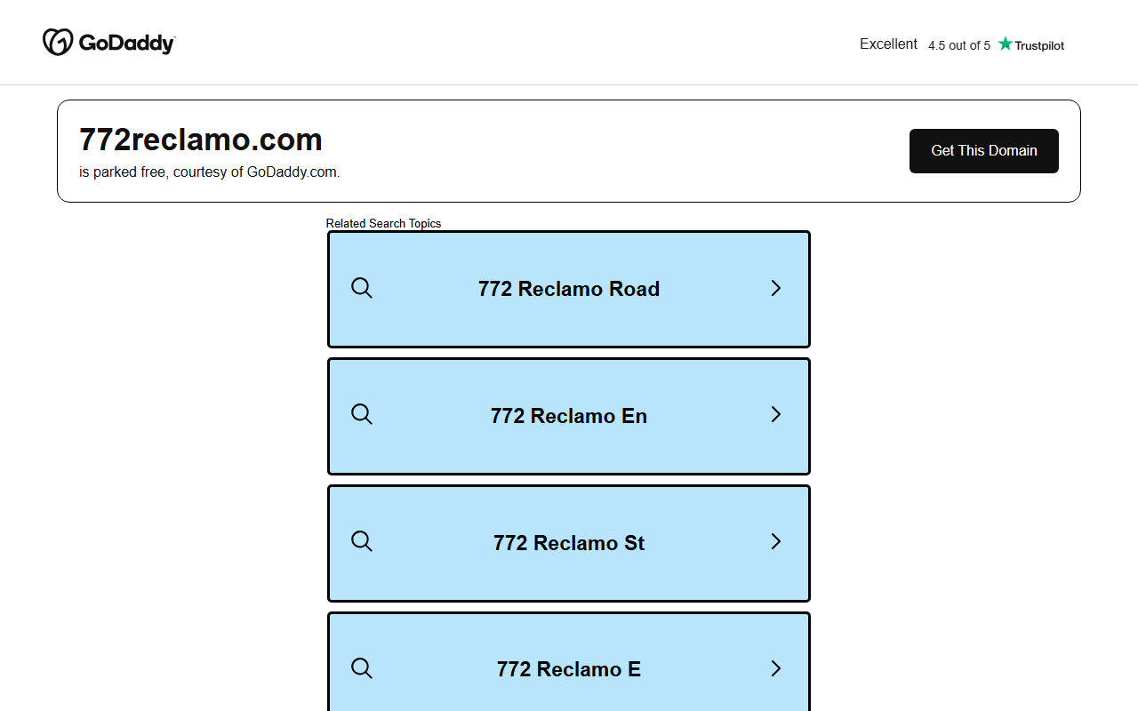 772reclamo.com screenshot
