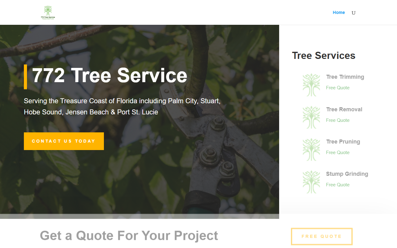 772treeservice.com screenshot