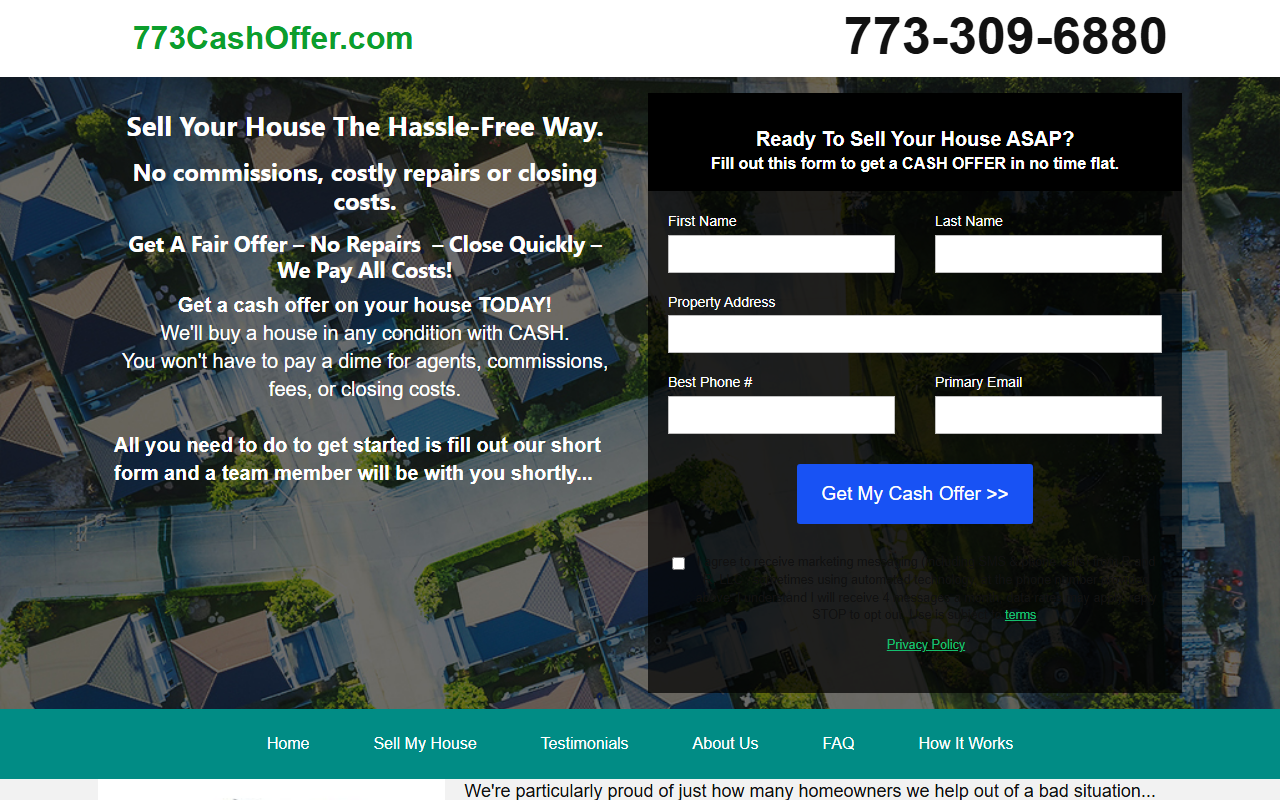 773cashoffer.com screenshot