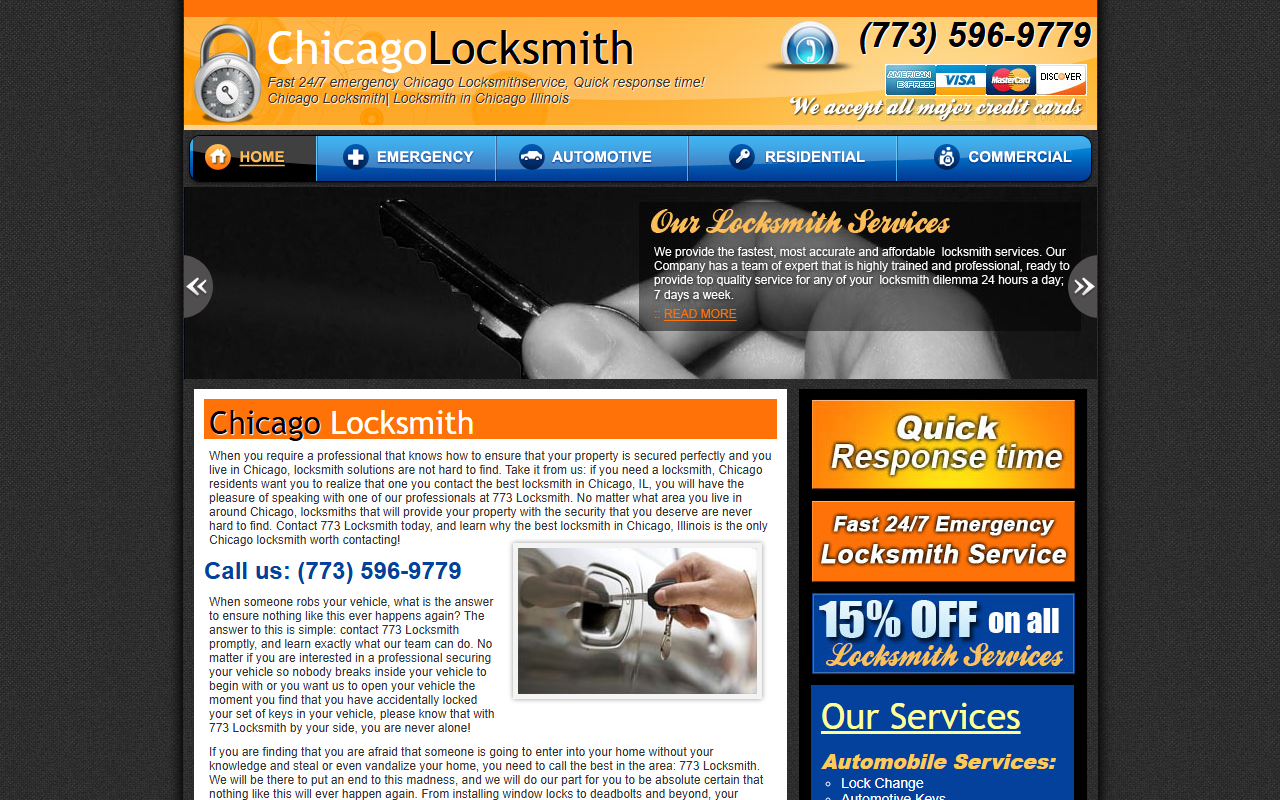 773locksmith.com screenshot