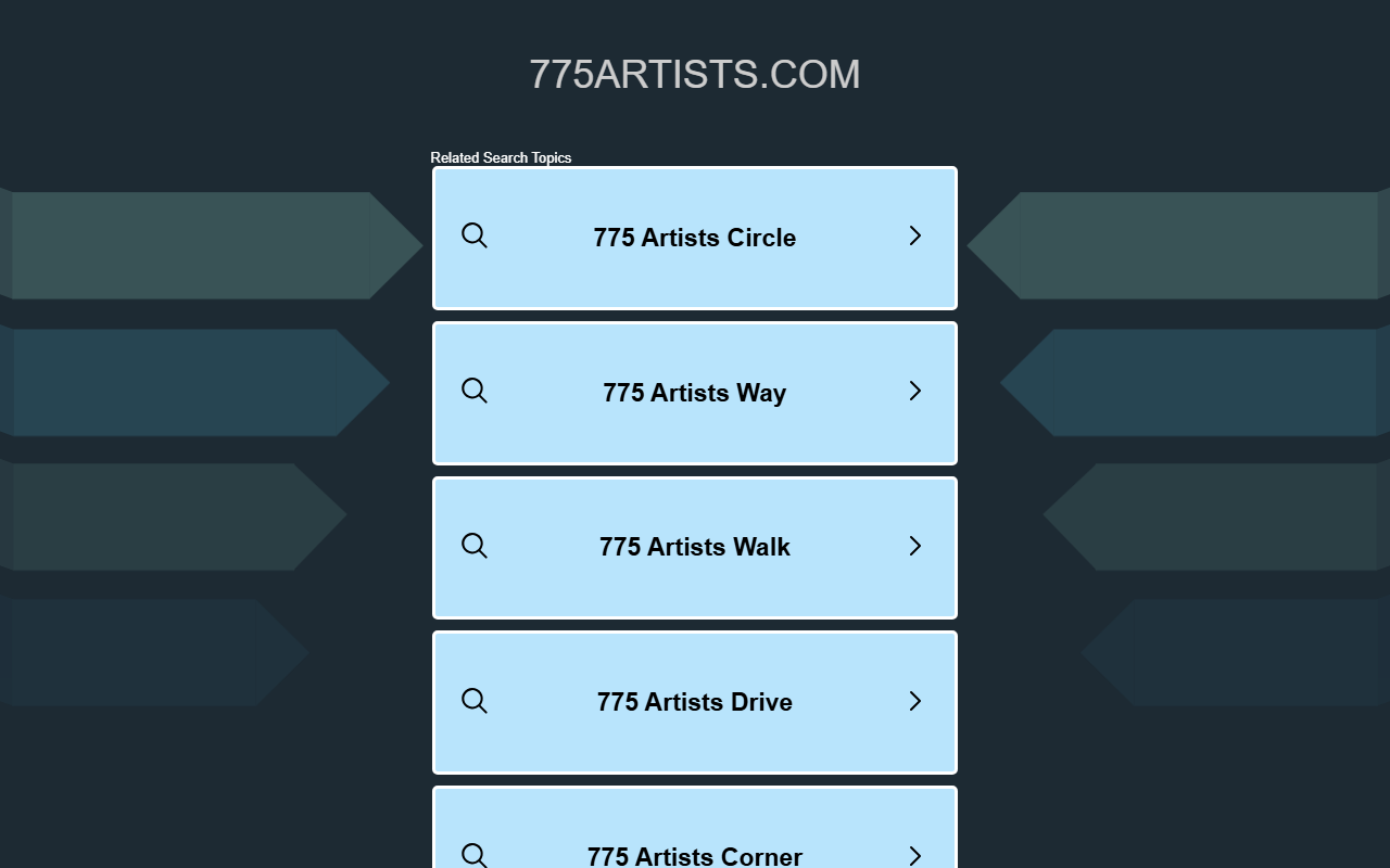 775artists.com screenshot