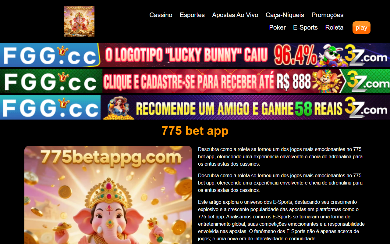 775betappg.com screenshot