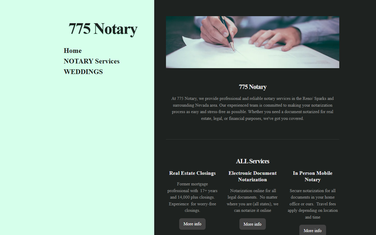 775notaryservice.com screenshot