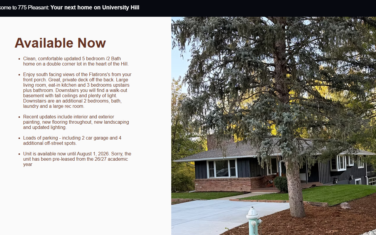 775pleasant.com screenshot