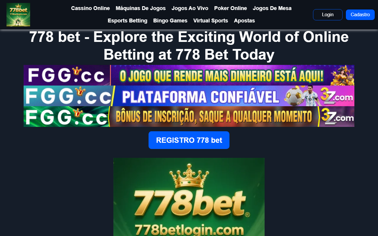 778betlogin.com screenshot