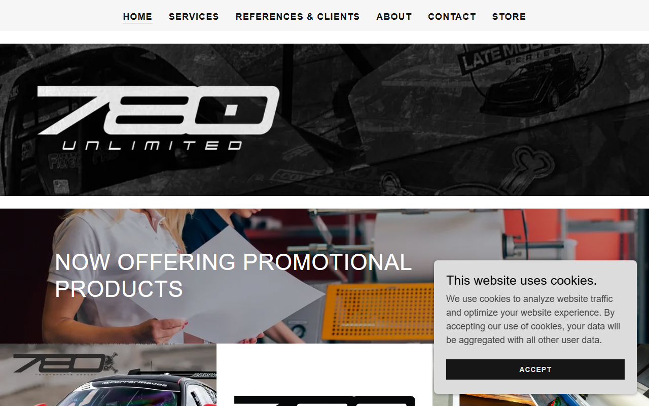 780unlimited.com screenshot
