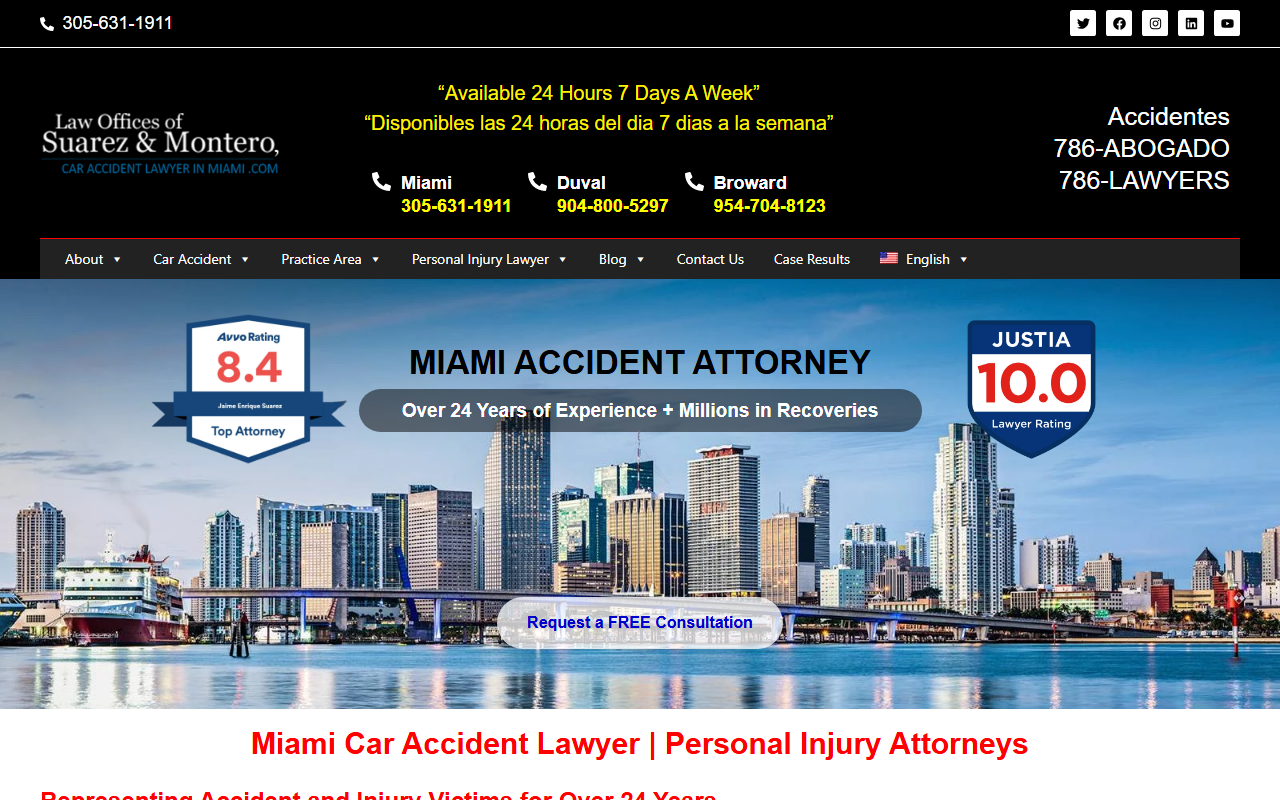 786-abogados.com screenshot
