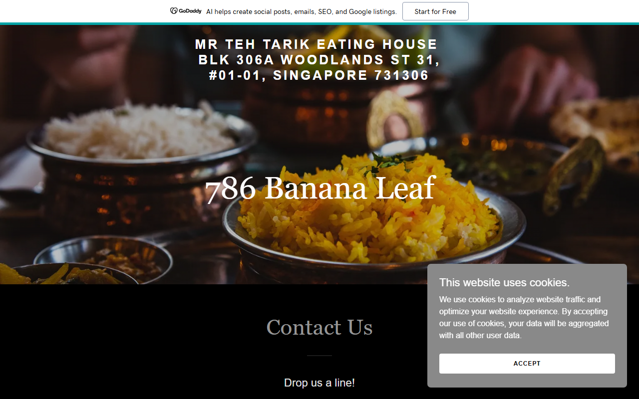 786bananaleaf.com screenshot