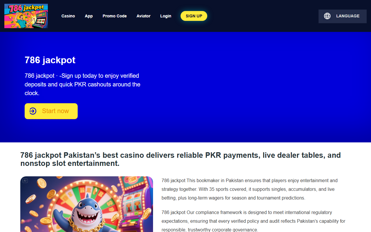 786jackpotq.com screenshot