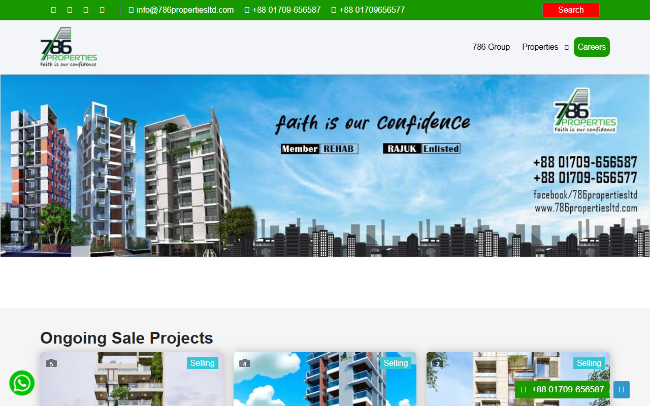 786propertiesltd.com screenshot