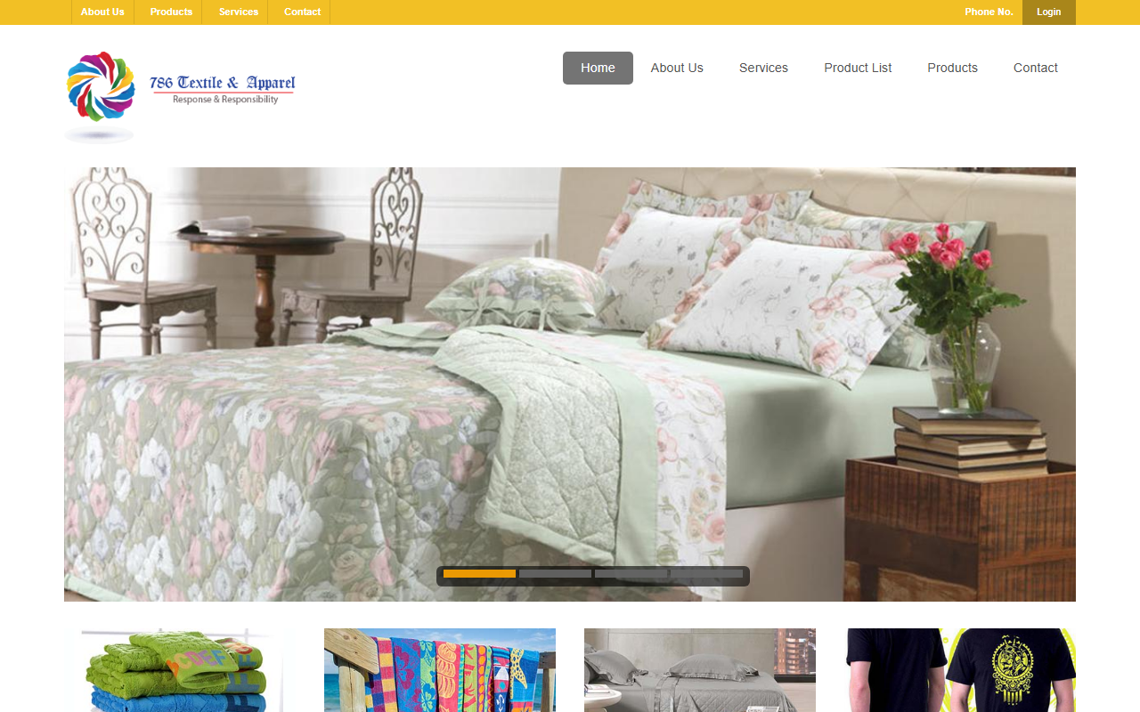 786textile.com screenshot