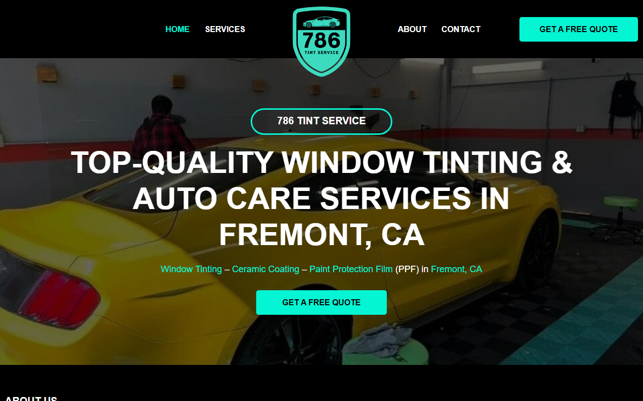 786tintservice.com screenshot