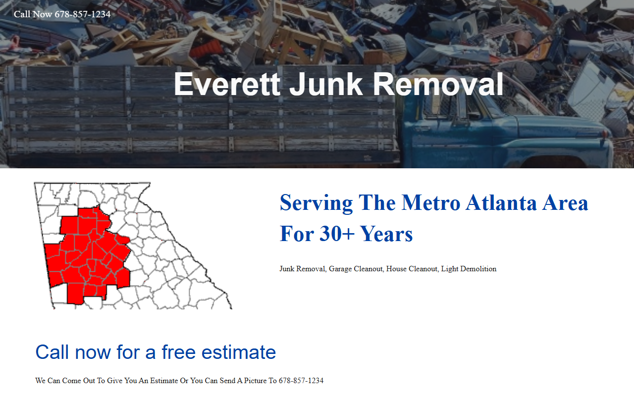 7878junkremoval.com screenshot