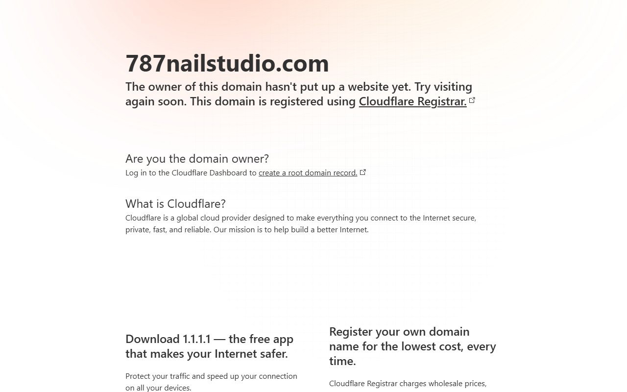 787nailstudio.com screenshot