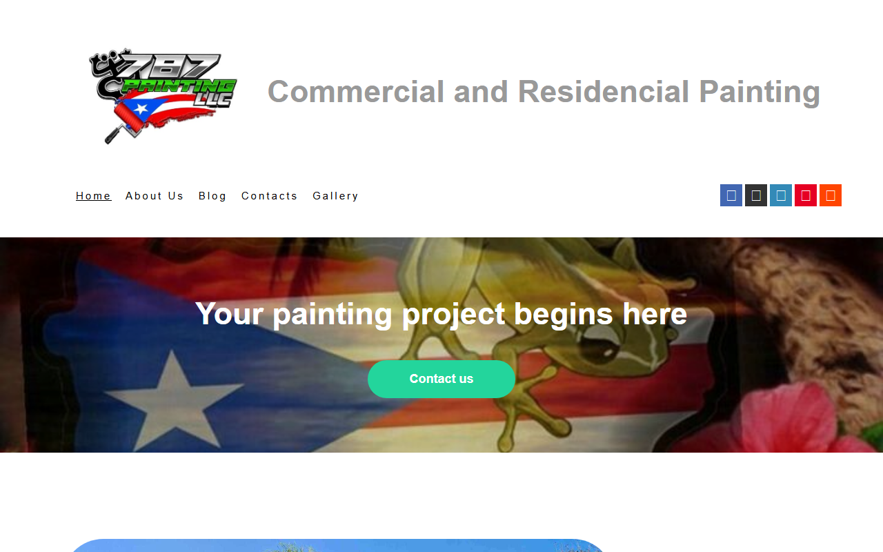 787paintingllc.com screenshot