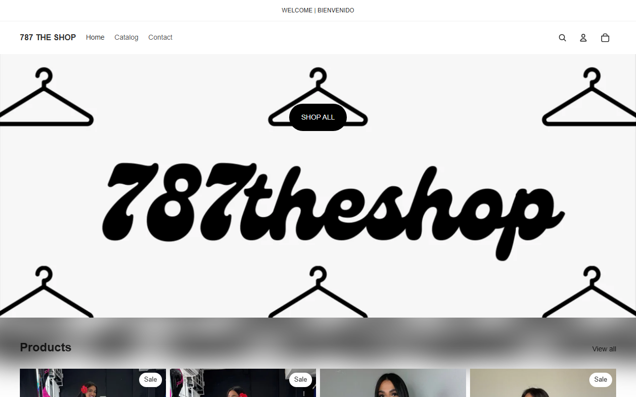 787theshop.com screenshot