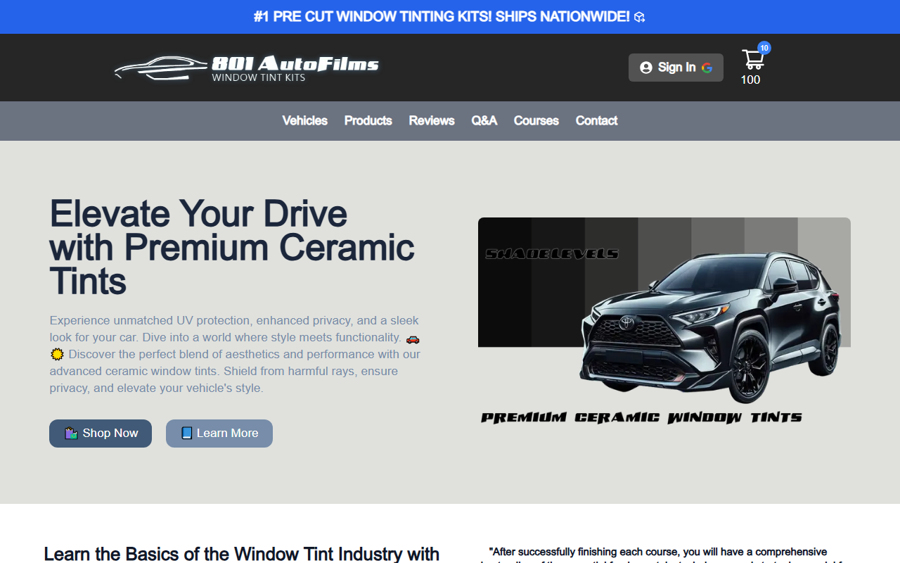 801autofilms.com screenshot