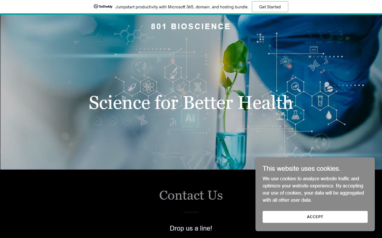 801bioscience.com screenshot