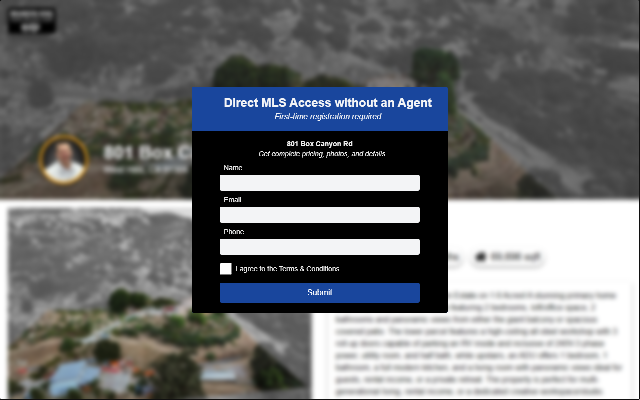 801boxcanyon.com screenshot