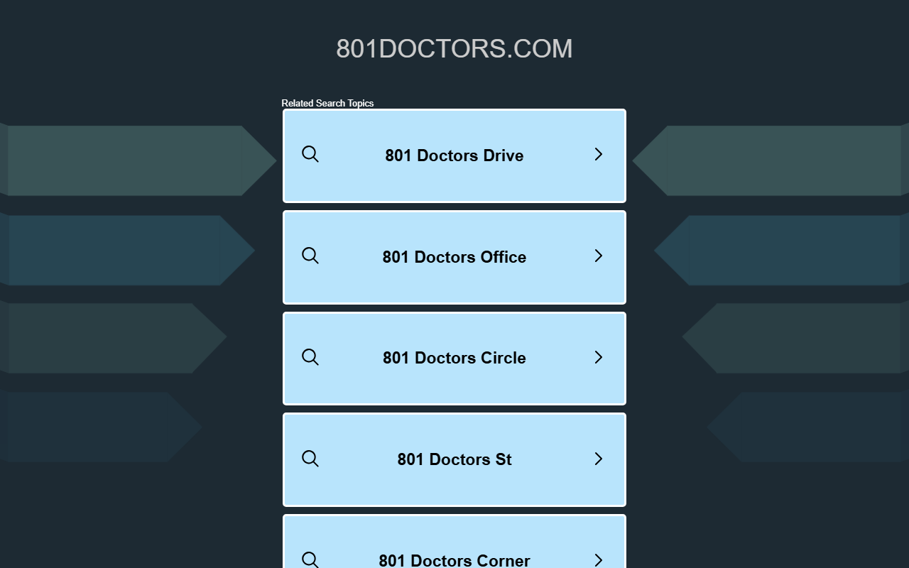 801doctors.com screenshot