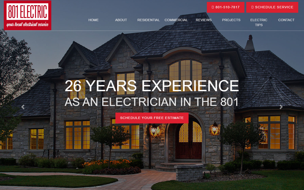 801electric.com screenshot