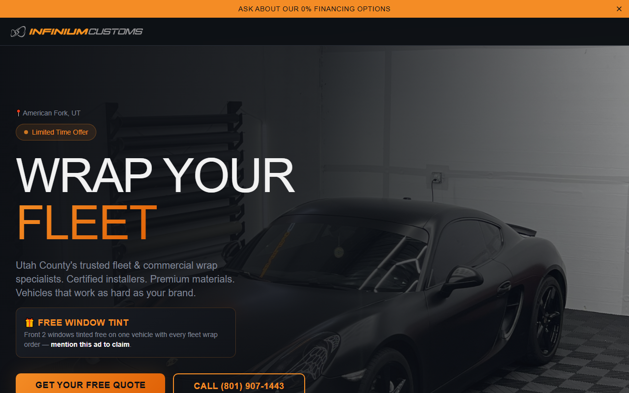 801fleetwraps.com screenshot