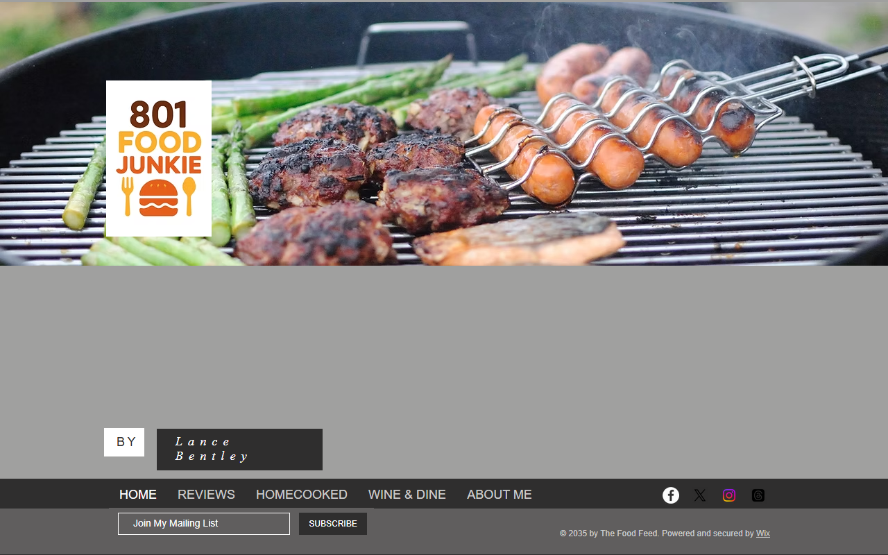 801foodjunkie.com screenshot