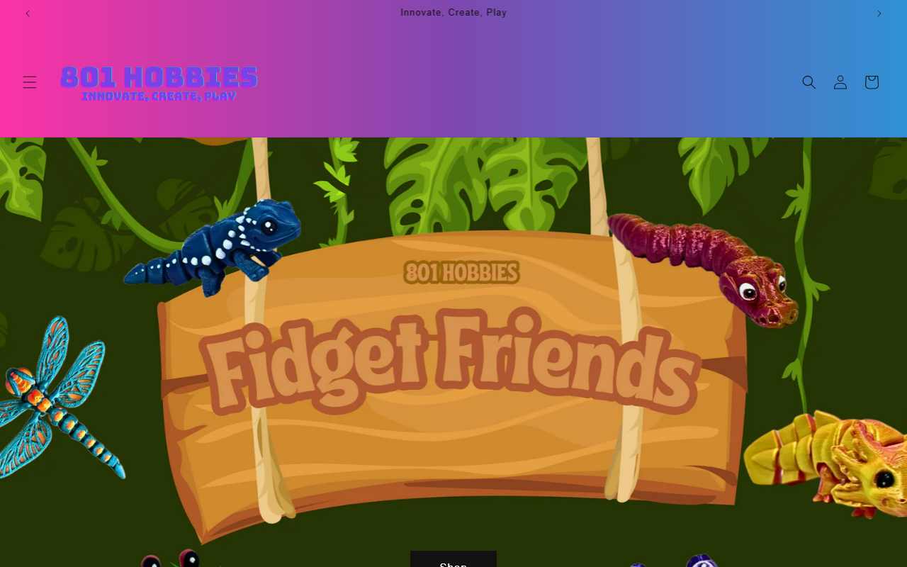 801hobbies.com screenshot