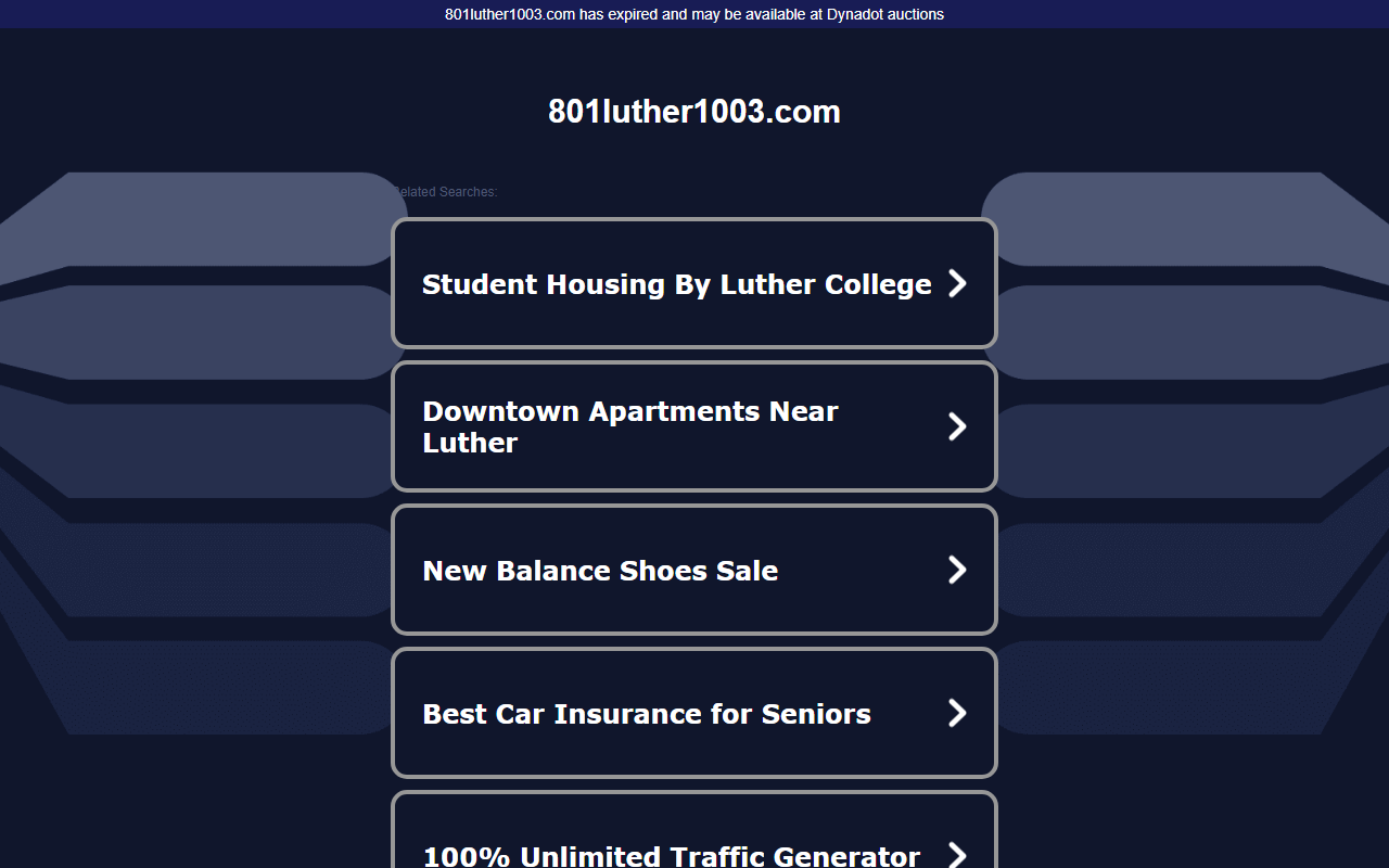 801luther1003.com screenshot