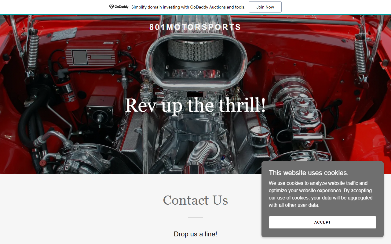801motorsports.com screenshot