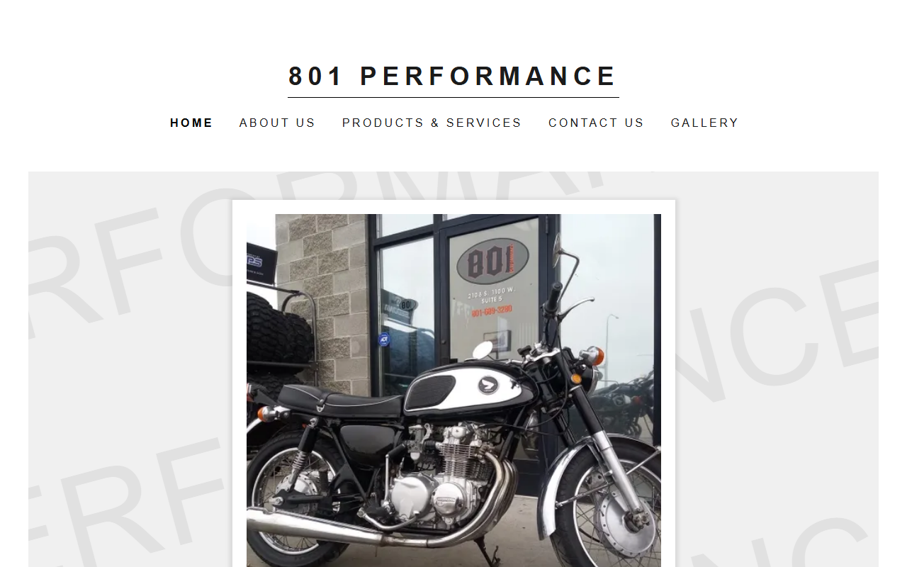801performance.com screenshot