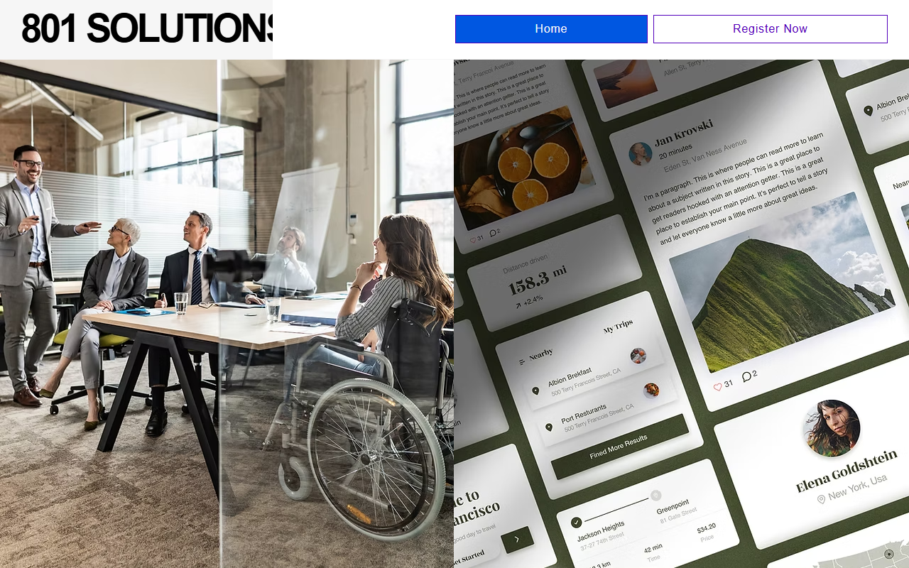 801solutionsutah.com screenshot