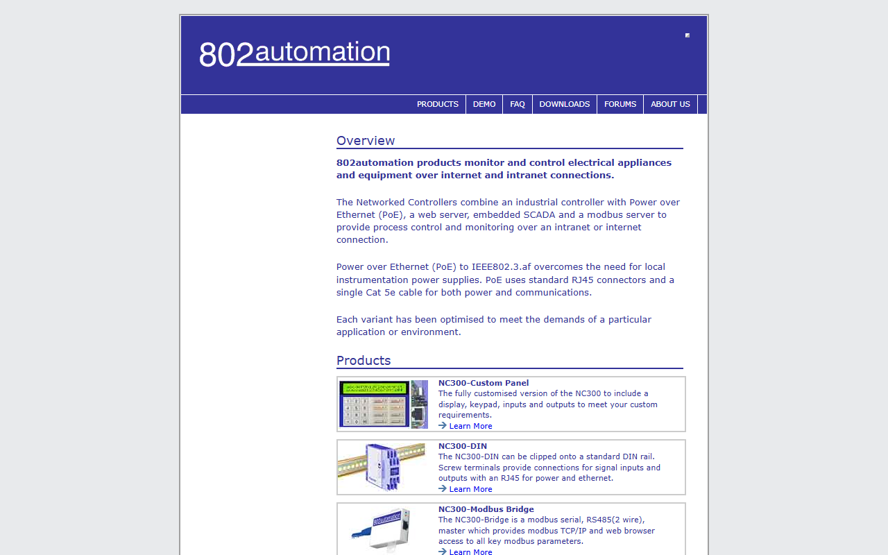 802automation.com screenshot
