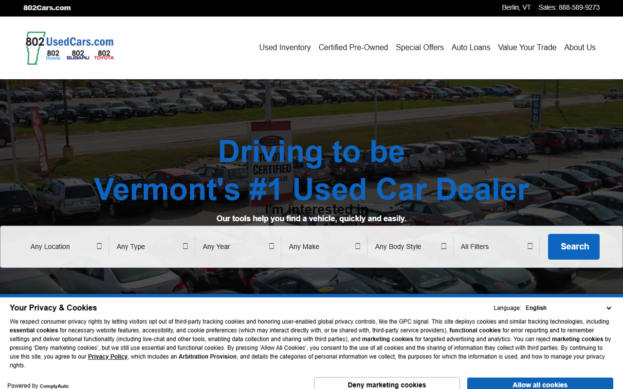802cardeals.com screenshot
