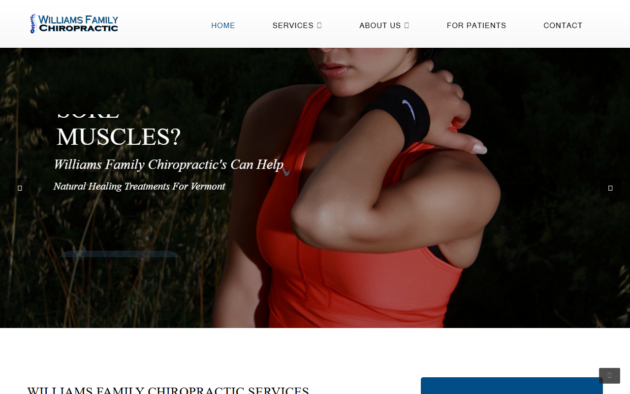 802chiropractic.com screenshot