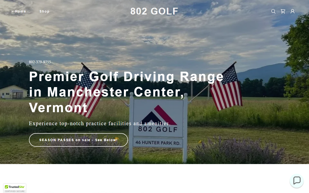 802golfacademy.com screenshot