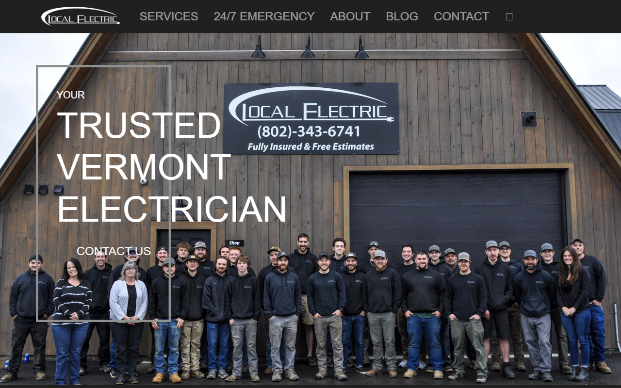 802localelectric.com screenshot