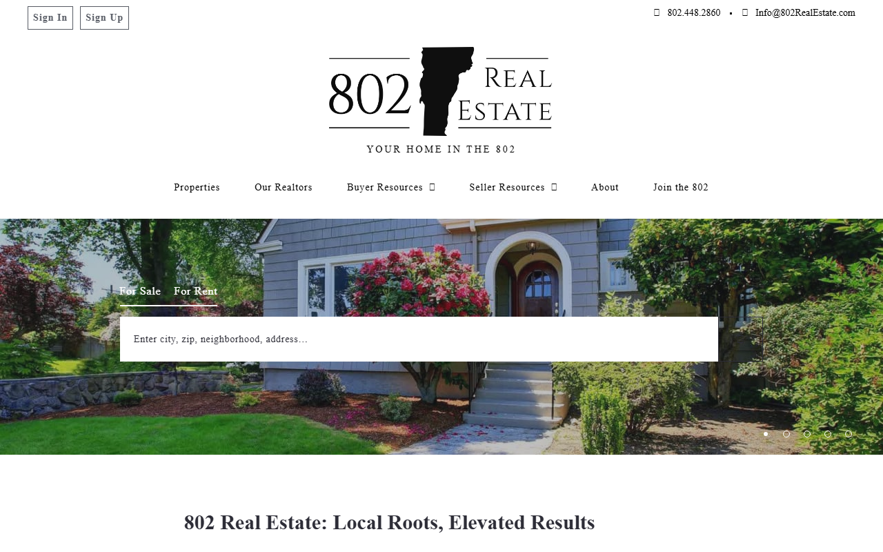 802realestate.com screenshot