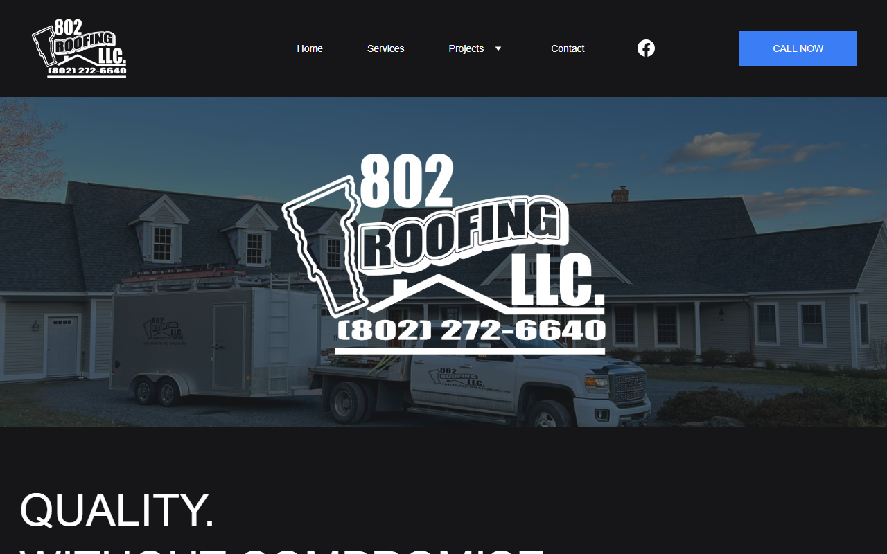 802roofingllc.com screenshot