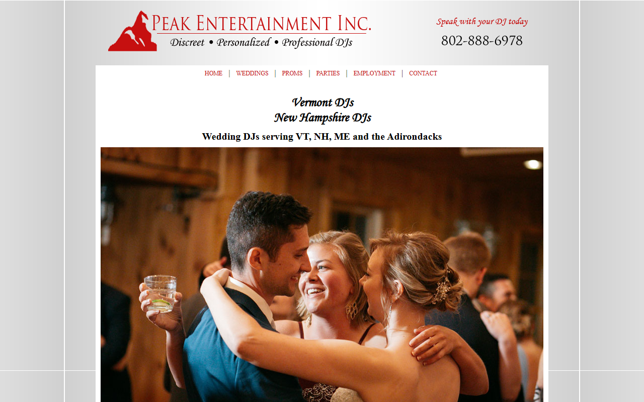 802weddings.com screenshot