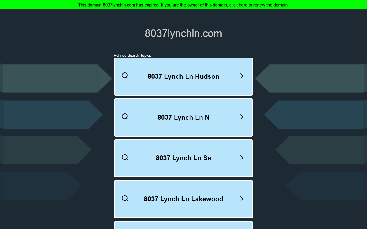 8037lynchln.com screenshot