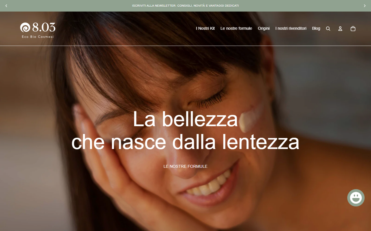 803ecobiocosmesi.com screenshot