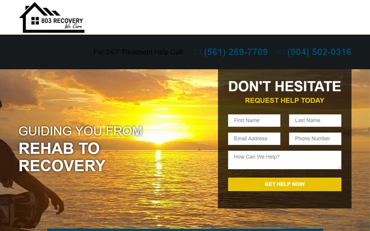 803soberliving.com screenshot