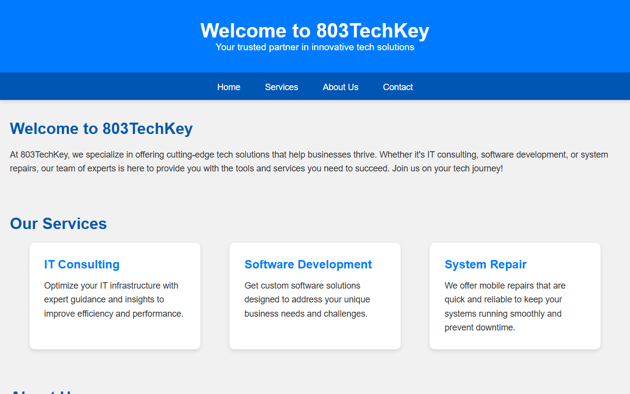 803techkey.com screenshot