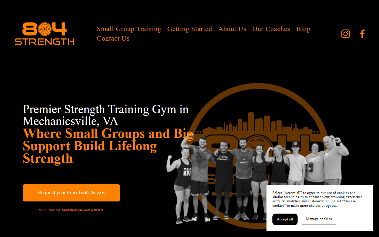 804-strength.com screenshot