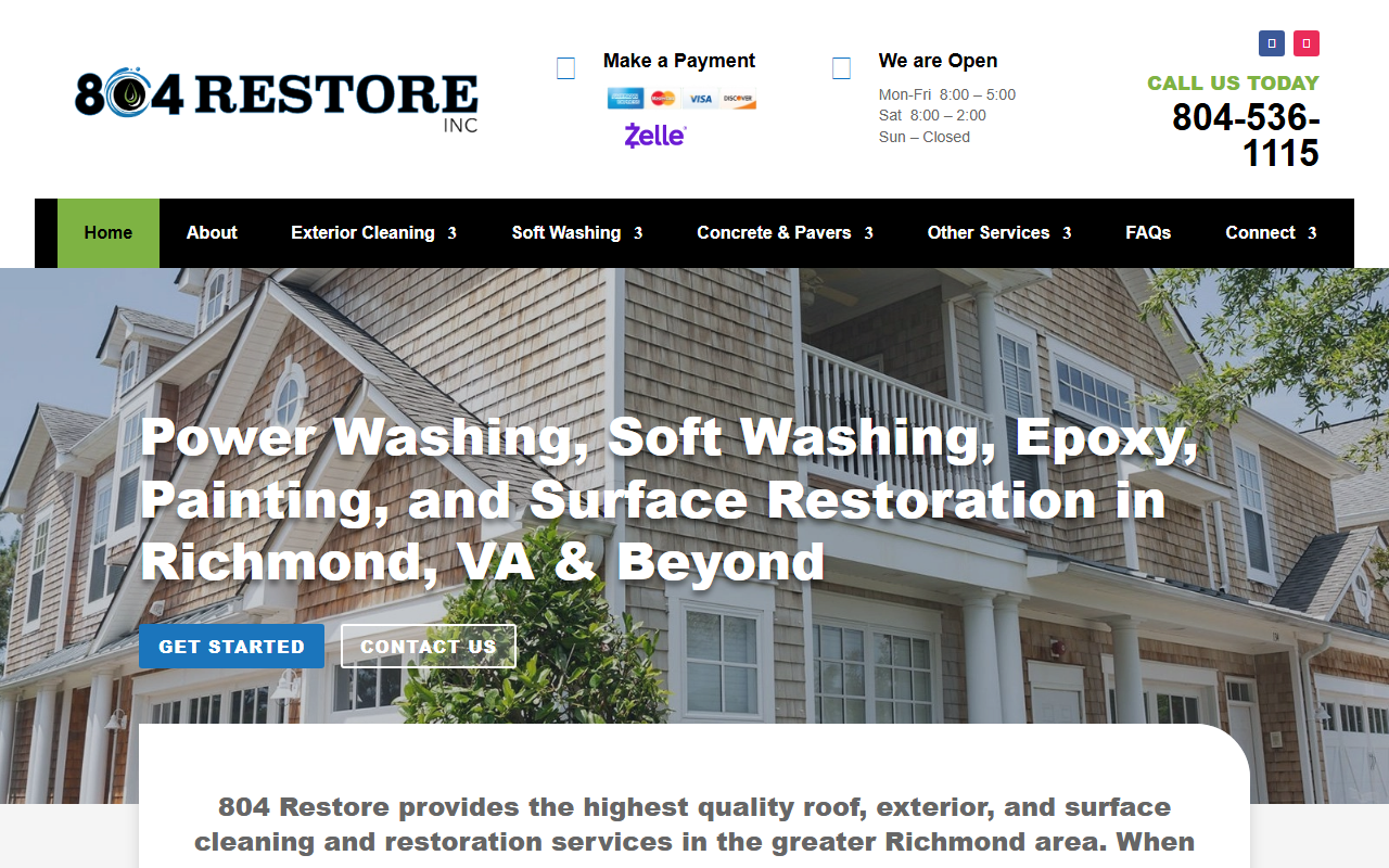804restore.com screenshot
