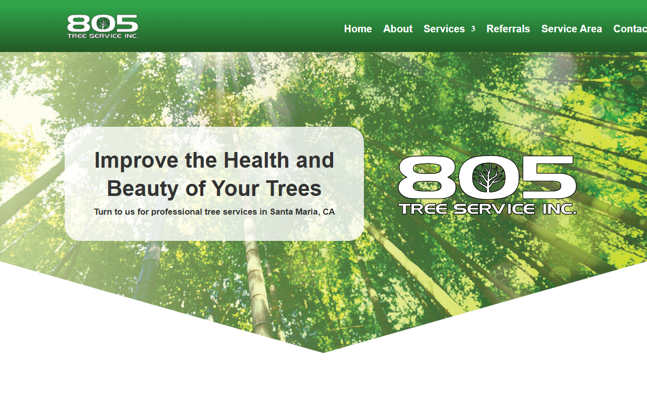 805-treeservice.com screenshot
