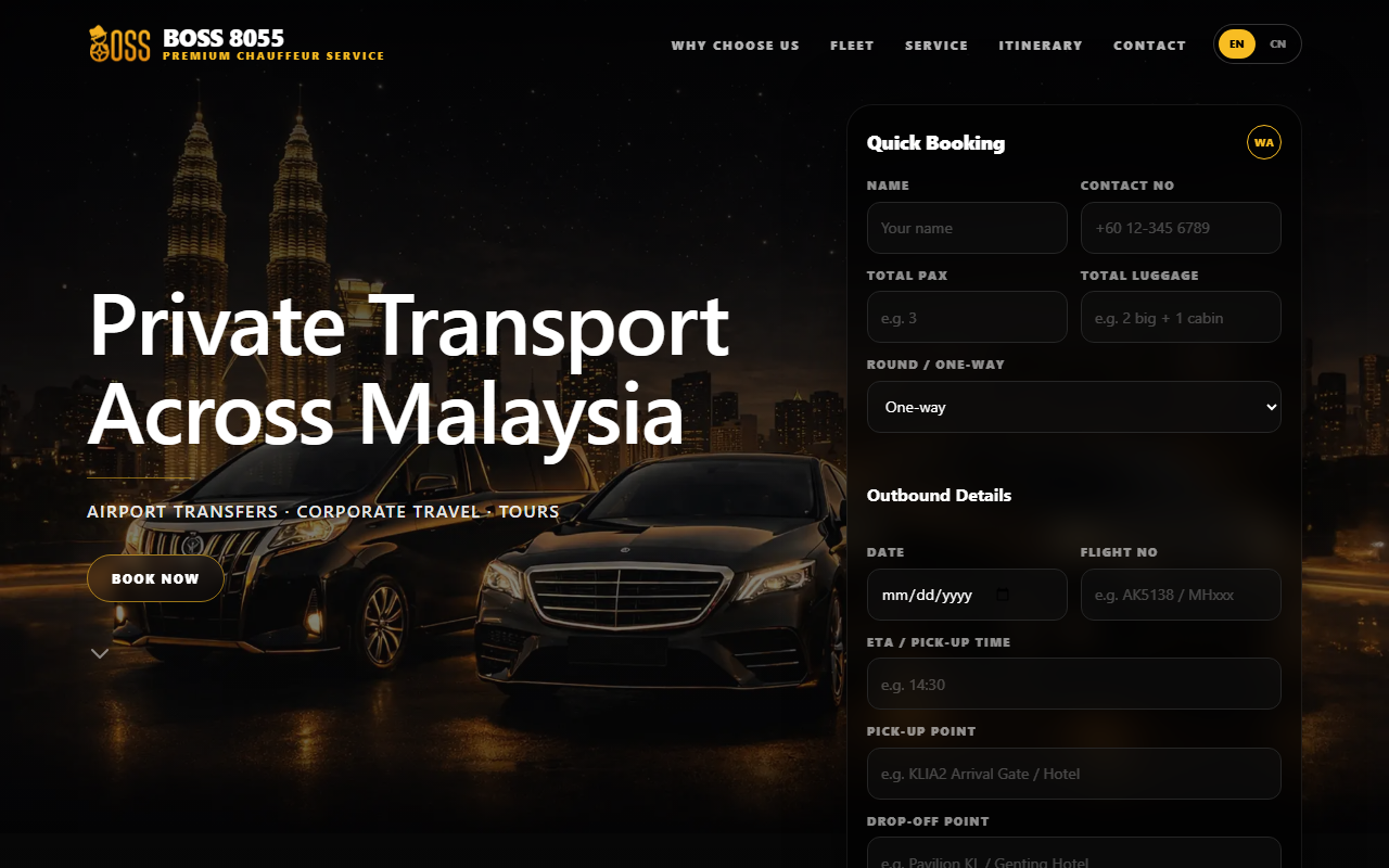 8055travel.com screenshot