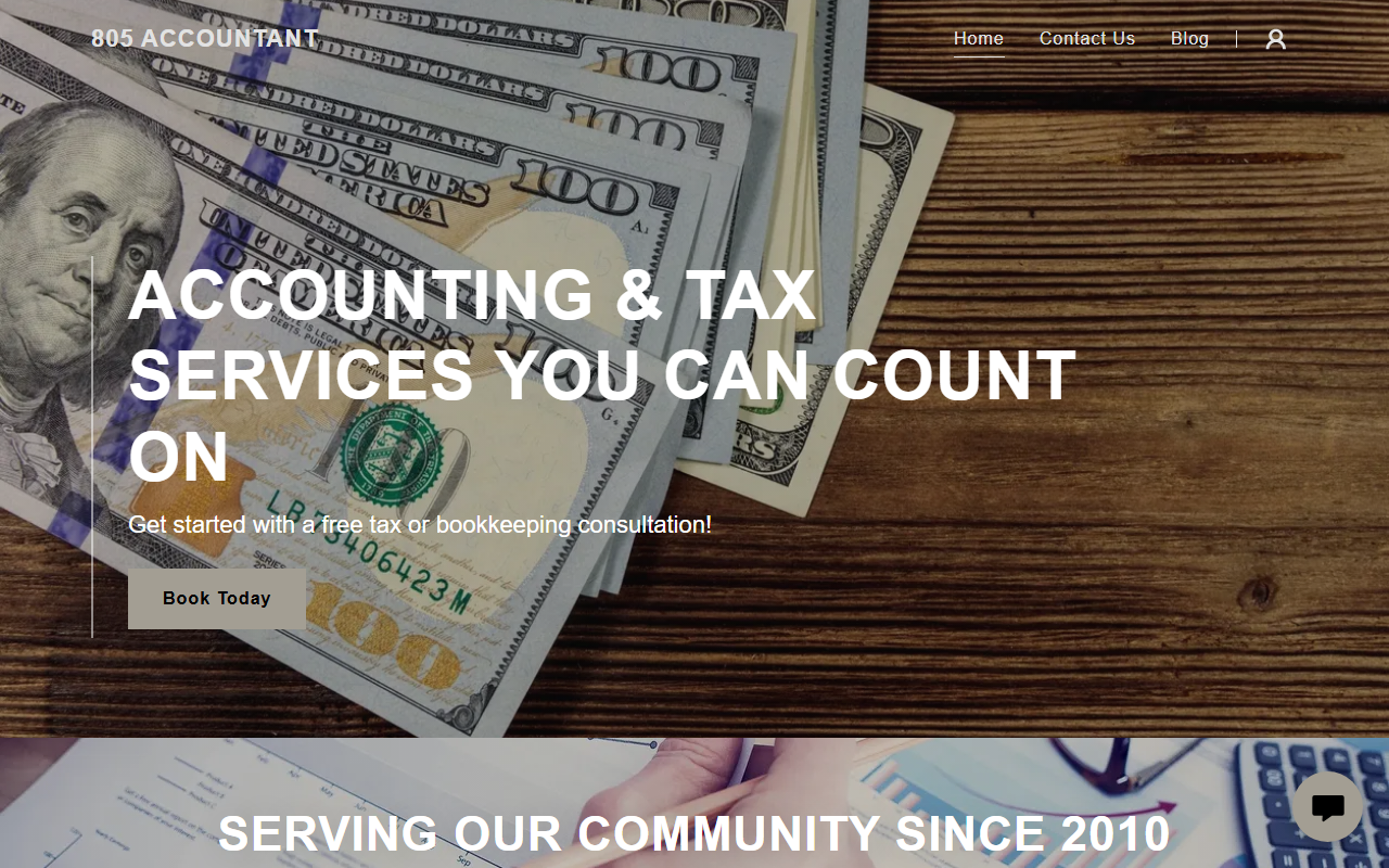 805accountant.com screenshot