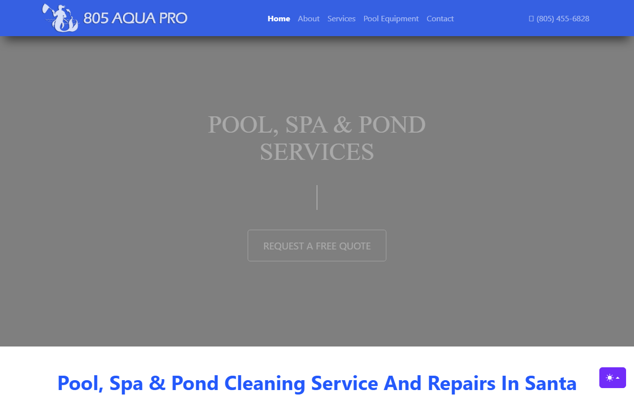 805aquapro.com screenshot